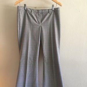 Grey and pink trousers